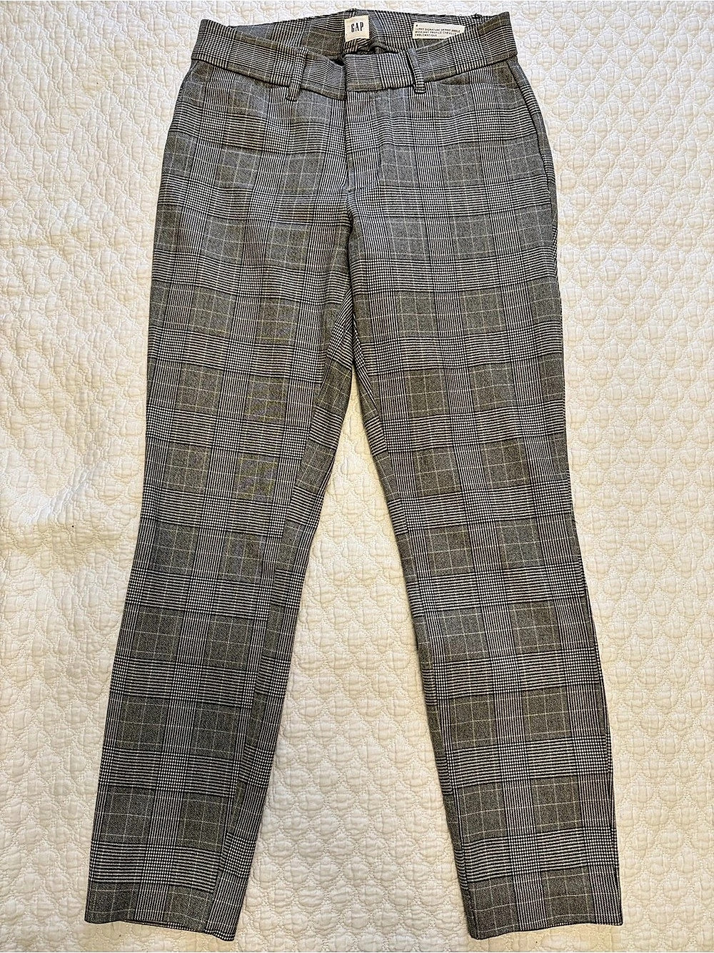 Gap Curvy Signature Skinny Ankle Pants Plaid Size 4